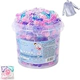 5-in-1-Waschkapseln, konzentrierte Waschmittelkapseln mit Weichspüler, lang anhaltender frischer Duft, Tiefenreinigungskügelchen für Kleidung, für alle Stoffe und Farben (30pcs)