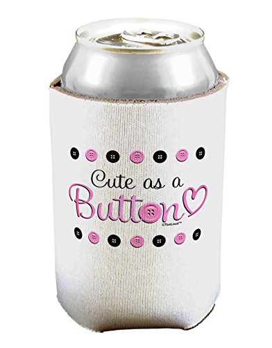 TOOLOUD Cute As A Button Can/Bottle Insulator Cooler - 2 Pack