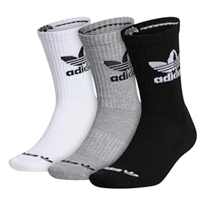 adidas Originals Mixed Graphics Cushioned Crew Socks (3-Pair)
