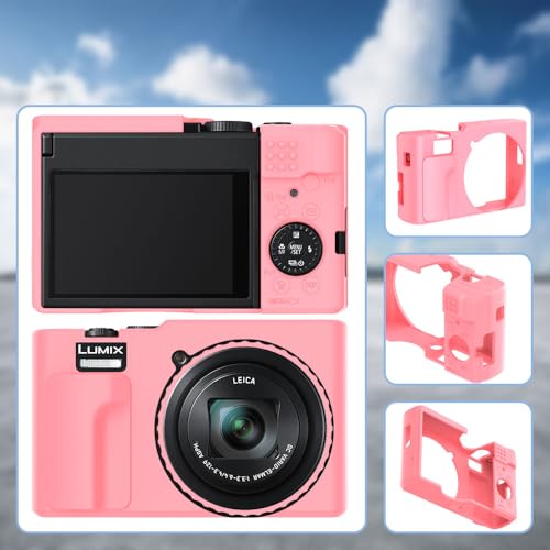 Funda de silicona para Panasonic LUMIX ZS99 color rosa miniatura 5