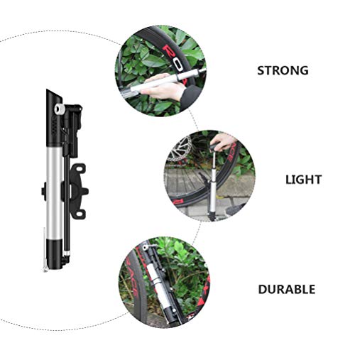 BESPORTBLE Mini bomba de pneu compacta e leve para bicicletas de estrada e montanha