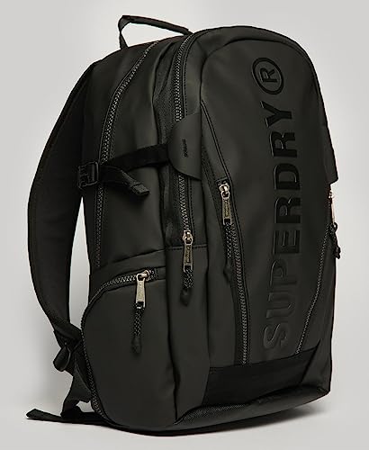 Superdry Womens Tarp Rucksack, Classic Hiking-Inspired Design Black/Black Size One Size2