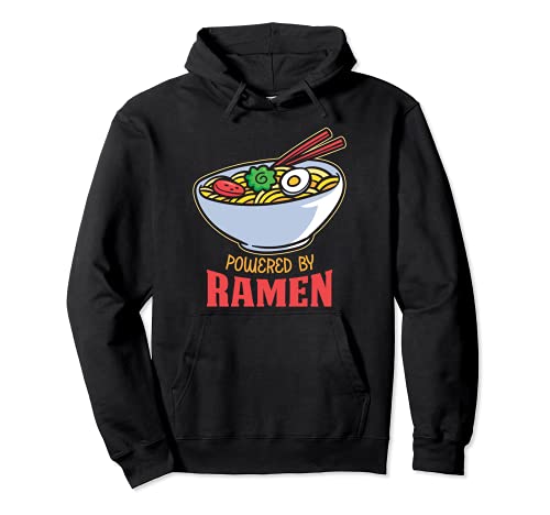 Powered By Ramen Japanese Kawaii Noodle Anime Food Fan Soup Sudadera Cover