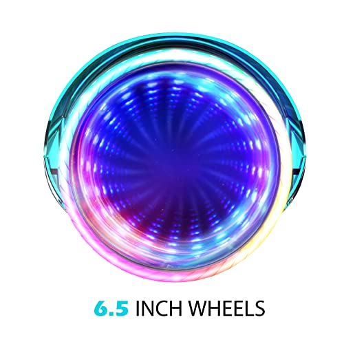 Felimoda Hoverboard with Bluetooth Speaker and LED Lights, 6.5" Self-Balancing Scooters Hoverboard for Kids