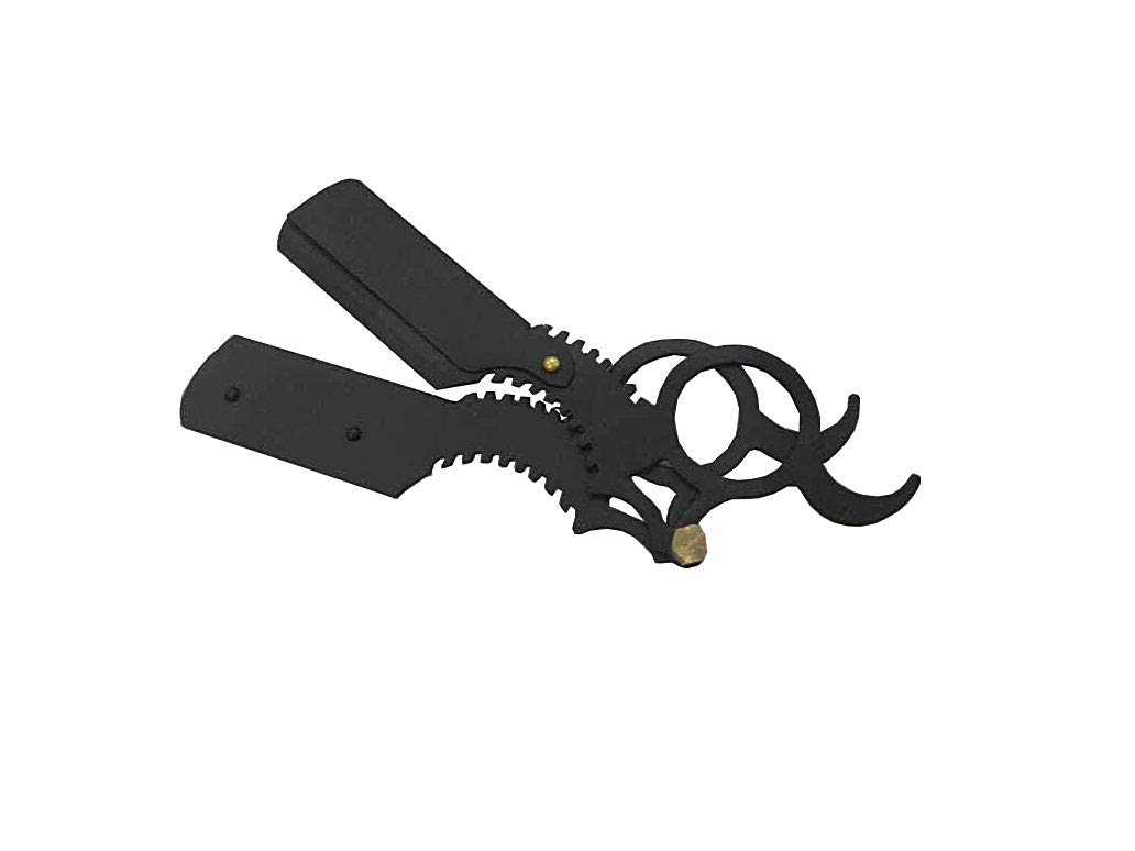 Small Barber Razor Straight Razor Cutthroat Ring Razor Cut Throat for Salon and Home Shaving Rasoirs Rasoi UK S&S Products