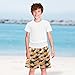 Selerdon Quick Dry Swim Trunks Jet Fighters Colorful for Boy Kids Summer Fashion Beach Shorts with Adjustable Waist and Side Pocket for Daily Wear Outdoor Play XS