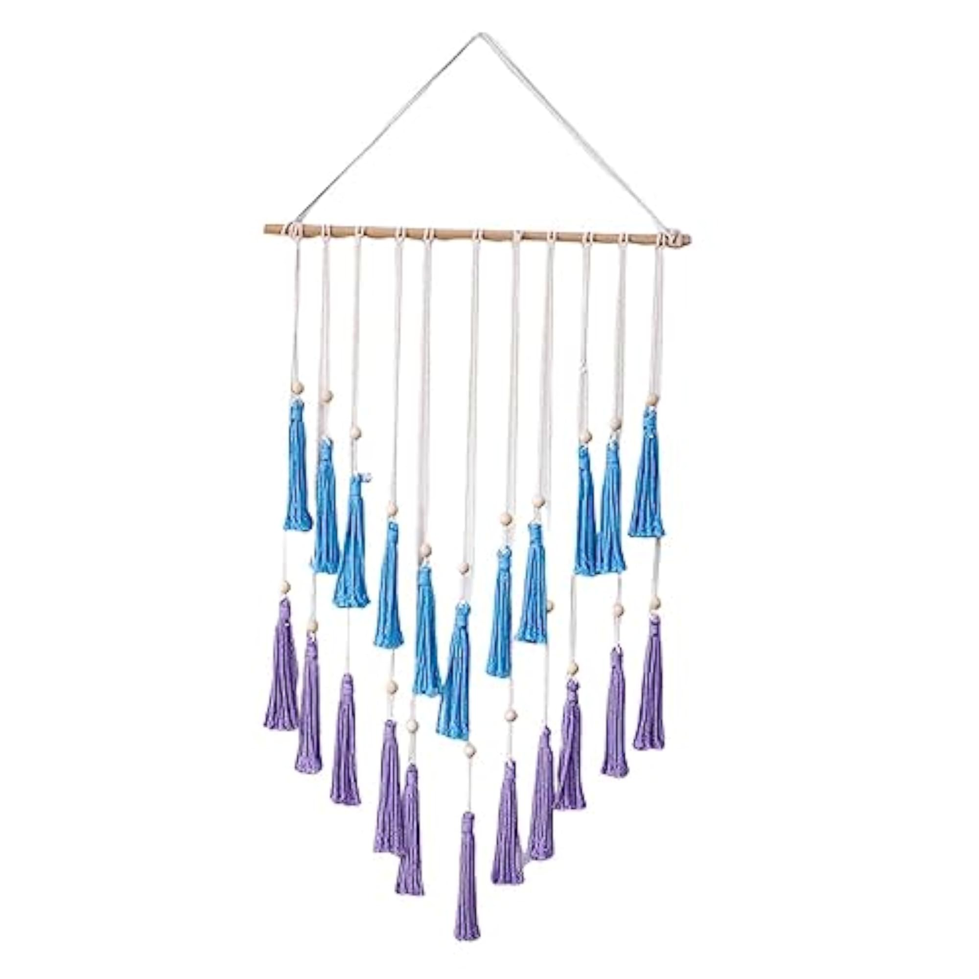 Hanging Photo Display Frame with Long Tassel, Wall Art