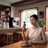 DJI Osmo Pocket 4 Audio Combo mit Mic Mini 2 Sender, Pocket-Gimbal-Vlog-Kamera, 1-Zoll-CMOS und 4K/240fps, 3-Achsen-Stabilisierung, 2× verlustfreier Zoom, 107 GB interner Speicher – Ansicht 9