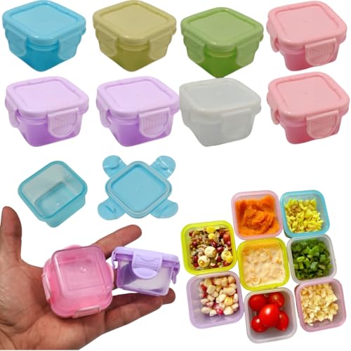 6 Potinho Papinha Armazenar Comida Molho Hermetico