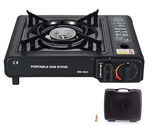 Camping Accessories Portable Gas Grill - RFAIKA Outdoor Windproof Butane Camp Stove, Can use portable gas tanks and liquefied gas tanks