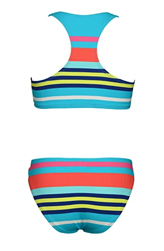 Image of Hobie Girls' Racerback Bikini Top and Side Tie Hipster Bottom Swimsuit Set