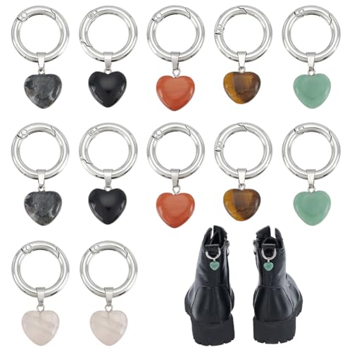 Breloques de chaussures en cœur pour personnaliser et customiser vos vieux lacets