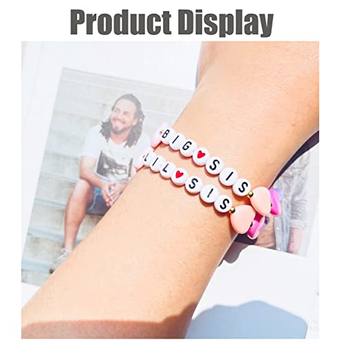 Image of Big Sister Gift - Big Sis Bracelet - Toddler Girls Jewelry - Sister Announcement