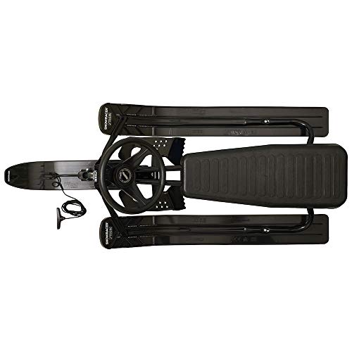 STIGA Schlitten Snowracer Rennrodel Classic Schwarz Lenkschlitten - 5