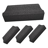 AUTSUPPL 4 Stück Teiliges Barttrimm schwamm Barttrimmer reiniger Professionell Kompakt Tragbar Für Herren Bartkonturen Rasur Waschbecken Arbeitsplatte Badezimmer