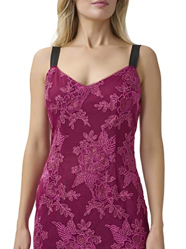 Adrianna Papell Women's Sequin Embroidery Dress, Magenta, 12 #TOP4