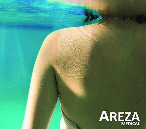 Areza Medical Showerproof Transparent Adhesive Film Dressing 4 inch x 4 inch 3/4\" 50 Per Box - 50 Count (Pack of 1) - Thumbnail 3