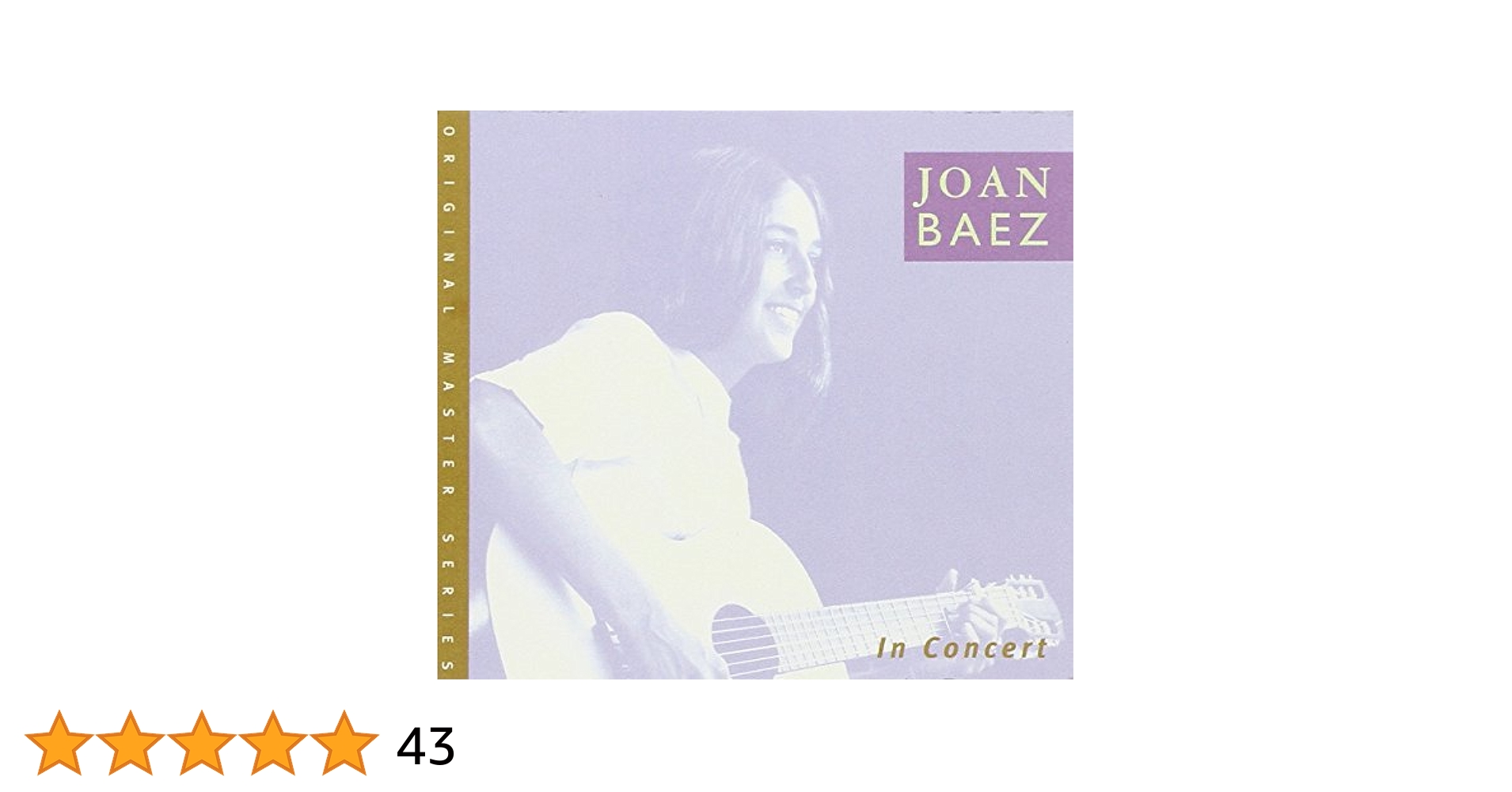 In Concert 1 / ジョーン・バエズ (CD) BAEZ,JOAN - In Concert 1 - Amazon.com Music