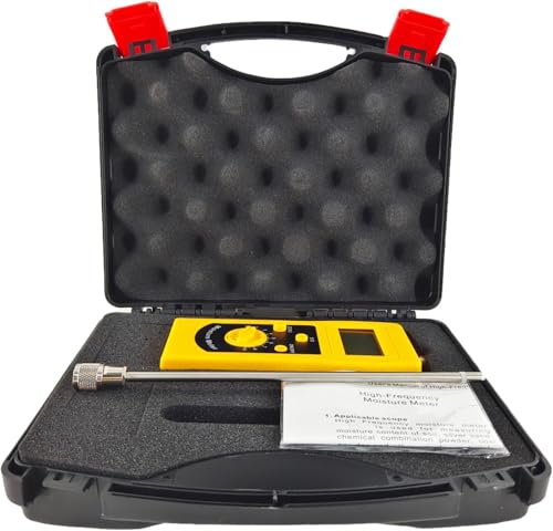 YFYIQI Coal Powder Moisture Meter Coal Cinder Pulverized Coal Slag Powder Moisture Tester with Measuring Range 0 to 90% Resolution 0.1/0.01 Accuracy ±0.5% n