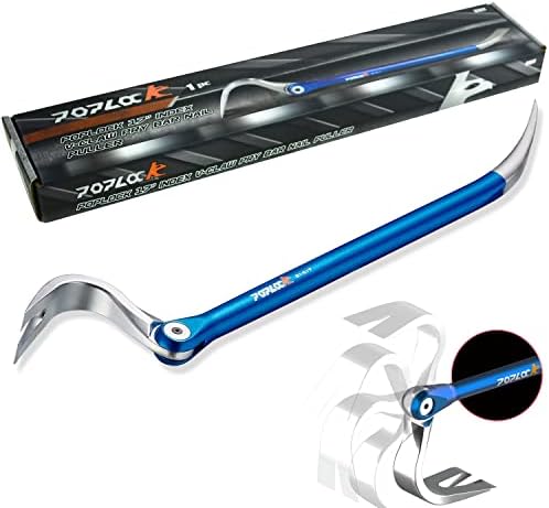 POPLOCK 17-inch Adjustable Baseboard Puller Removal Tool Crowbar/Nail Puller Remover Pry Bar/Crow bar Prybar/Cats Paw Nail Puller/Carpenter Carpentry/Siding Tools Roofing/Demolition Tool