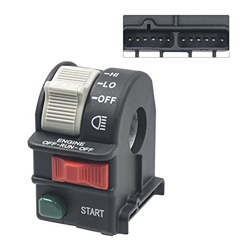 Rayesyth Left Handlebar Headlight Switch For Polaris Predator 500 Outlaw 450 500 525 Start Light Switch # 4011442 4011387 4010594 #TOP4