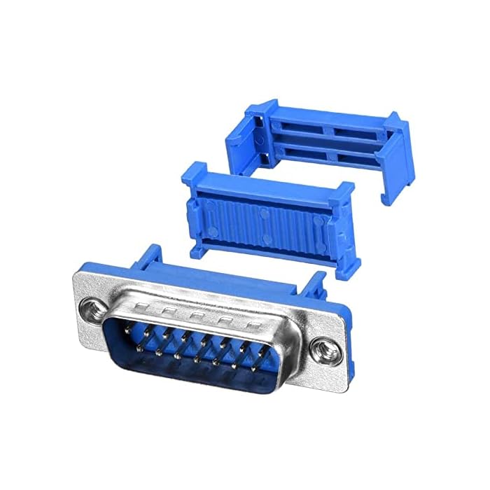 Buy KFidFran IDC DSub Ribbon Cable Connector 15pin 2Row Male Plug