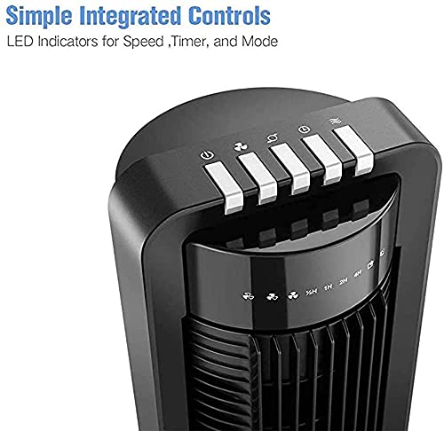 Liliang- - Evaporative Coolers Oscillating Tower Fan With Remote, 43 Inch Quiet Air Cooler, Space Saving Stand Fans, For Home, Office Or Bedroom, Energy Efficient Cooling, 3 Silent Speeds, Electric Co #TOP5