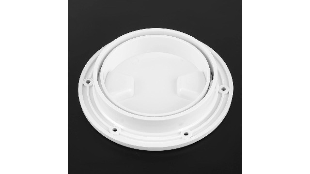 Trappe D'Inspection Antidérapante Ronde KIMISS Pour Bateau - Couvercle Affleurant Hatch Latch Marine Blanc