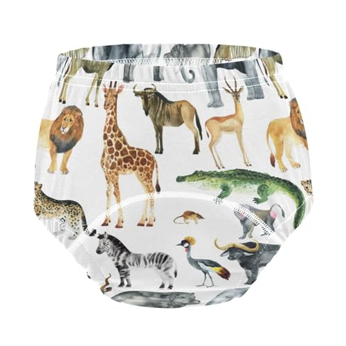 Image of Toddler Potty Training Underwear Cotton Absorbent Soft Baby Girl Boy Potty Training Pant 2t-5t