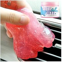Car Cleaning Gel, Vehicle Dust Detailing Putty Slime Cleaner Kit for Air Vent, Reusable Automotive Interior Detail Clean Mud Removal Tool, Universal for SUV Sedan Truck Pink