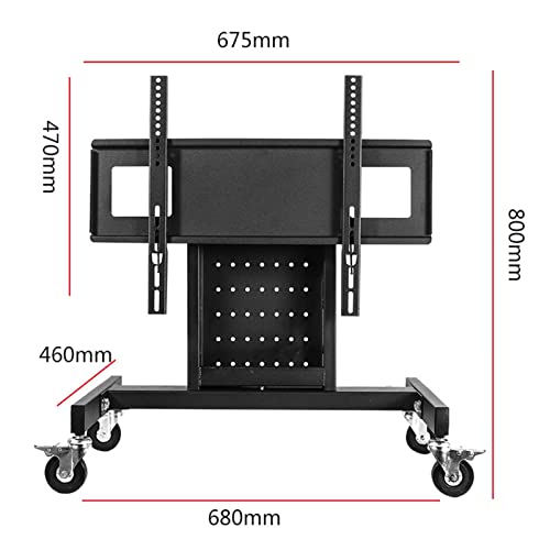 Carro móvil para TV 32-65", ángulo ajustable 0-40° miniatura 2