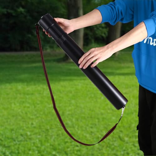 Carcaj telescópico de plástico negro, accesorio extensible para flechas 4
