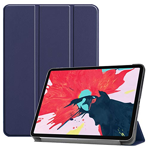 Lobwerk Schutzhülle für Apple iPad Pro 11 2020 11 Zoll Slim Case Etui mit Standfunktion und Auto Sleep/Wake Funktion Blau