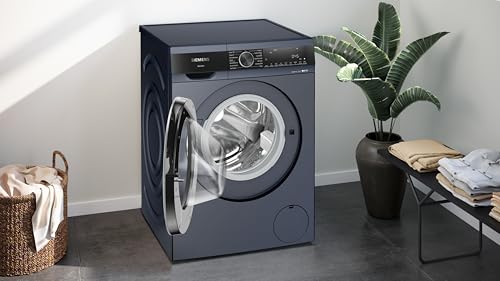 Image of Siemens 10 kg Fully-Automatic Front Load iQ700 Washing Machine (WG52A2ZPIN,Dark Lake)