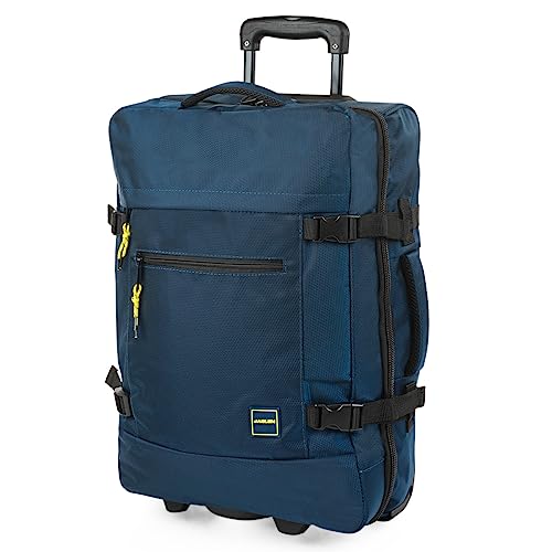 Jaslen - Maletas De Viaje - Maleta Cabina 55x40x20 - Maletas De Viaje Cabina Material Poliester - Maleta De Cabina Avion De Mano. Maleta Pequeña 101550, Marino Jaslen - Maletas De Viaje - Maleta Cabina 55x40x20 - Maletas De Viaje Cabina Material Poliester - Maleta De Cabina Avion De Mano. Maleta Pequeña 101550, Marino