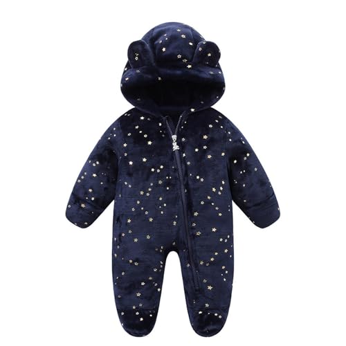 Barboteuse d'hiver à capuche de ski bébé pour vos promenades en famille à la montagne