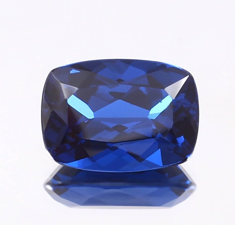 Saphir bleu naturel véritable 10x14mm pour remplacer pierre de bague