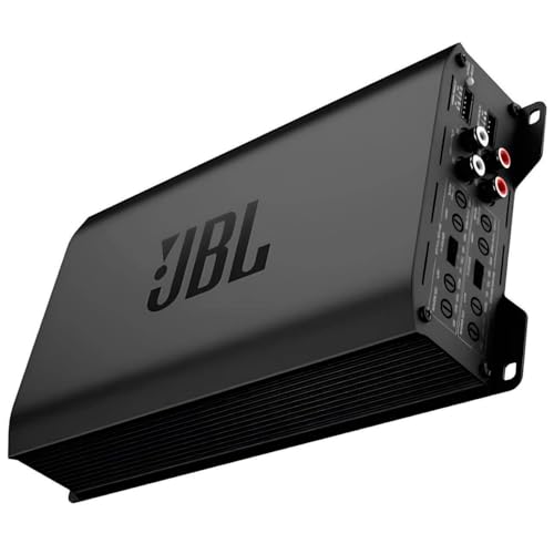 Image of JBL Stage 90041 4 Channel Compact Class D130W RMS Per Channel Car Amplifier | 1480W Peak, 130W RMS x4@2ohm, 260W RMS x2 Bridge - Variable Filters 32-320Hz - Compatible Factory and Aftermarket Radio