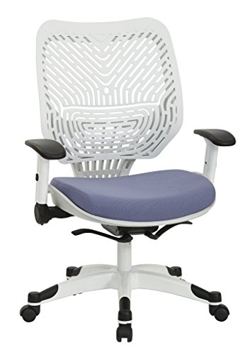 SPACE Seating Pulsar Self Adjusting SpaceFlex White Backrest Support and Padded Mesh Seat
