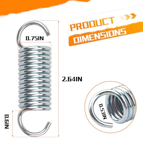 Ressorts de rallonge en acier durable SP 9617 petits ressorts de traction
