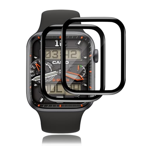 Carantee Schutzfolie für Panzerglas für Apple Watch 10 42mm (2 Stück) - Hohe Touch-Empfindlichkeit Anti-Fingerabdruck 9H Härte kratzfest & stoßfest - Displayschutzfolie mit Blasenfreie Installation