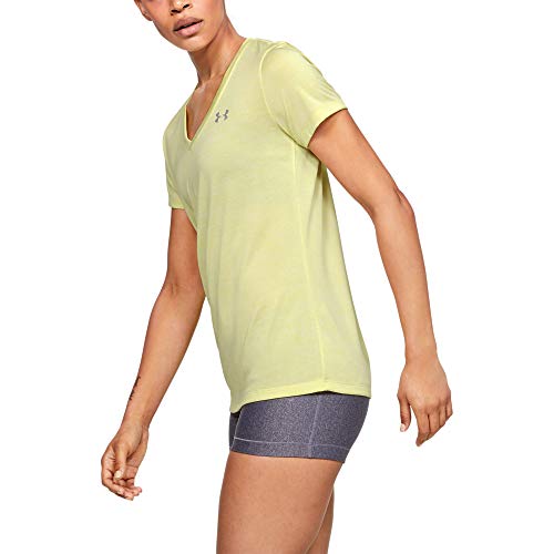 Image of Under Armour Womens Tech V-Neck Twist Short-Sleeve T-Shirt