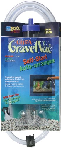 Lee`s Aquarium Gravel Vacuum Cleaner 10 inch Med Self Start by Lee's Aquarium