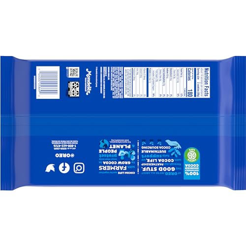 Image of OREO Mega Stuf Chocolate Sandwich Cookies, Family Size, 12 - 17.6 oz Packs