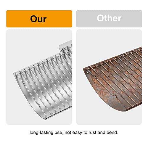 Safbbcue Ash Pan Replacement For Char-Griller Charcoal Grill 1224 1324 2121 2222 2727 2828 2929 Char-Broil 17302056 12301714 Royal Gourmet Cc1830F Cc1830R Cc1830Sc #TOP3