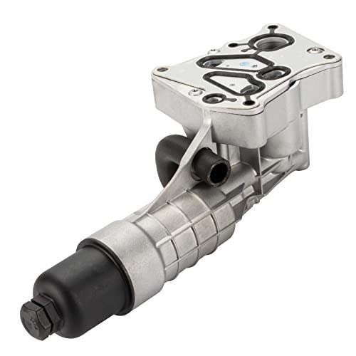 BLCYANUE Engine Oil Cooler Filter Housing Silver Compatile with Mercedes Benz M271 W204 C250 R172 SLK250 2012 2013 2014 2015