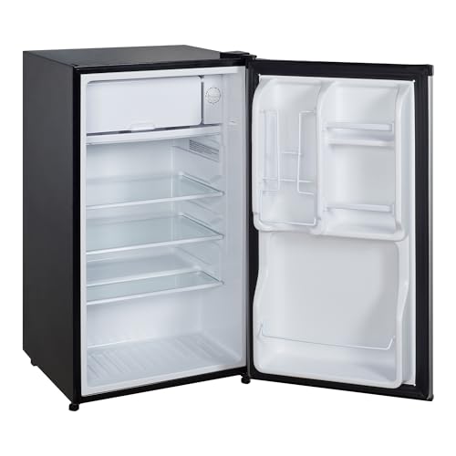 Image of Magic Chef 3.5 cu. ft. Mini Refrigerator in Black with Freezer Section