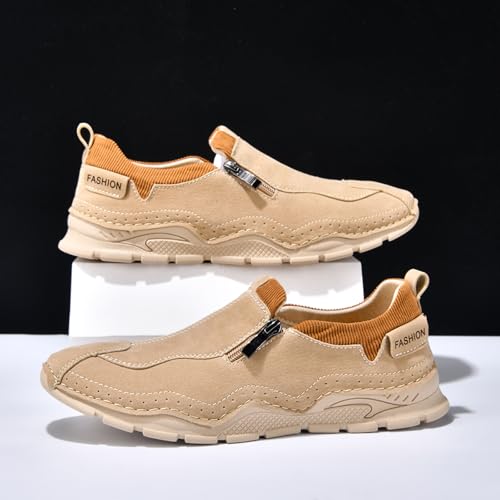 Men's Slip On Loafers Lightweight Handmade Casual Shoes for Walking Driving Soft Daily Flats Boat2