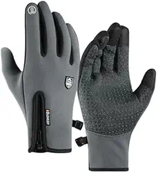 Luvas de inverno impermeáveis para esqui e neve para homens e mulheres à prova de vento para clima frio para ciclismo, esportes, atividades ao ar livre, trabalho diário
