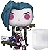 POP TV: Arcane League of Legends - Jinx Funko Vinyl Figure (Bundled with Compatible Box Protector Case), Multicolor, 3.75 inches
